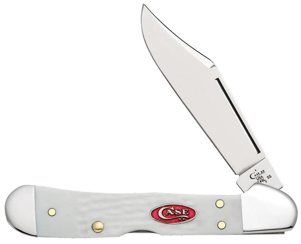 Case Knife - SparXX™ Standard Jig White Synthetic Mini CopperLock®
