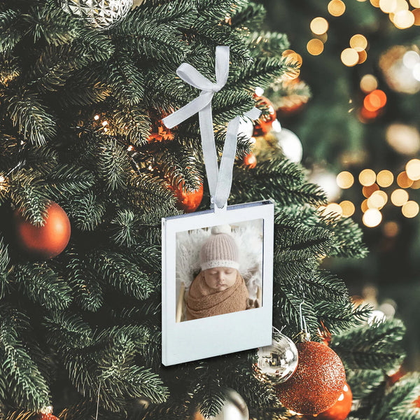 Silver Hanging Picture Frame Ornament