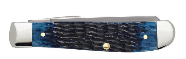 Case Knife - Navy Blue Bone Rogers Mini Trapper