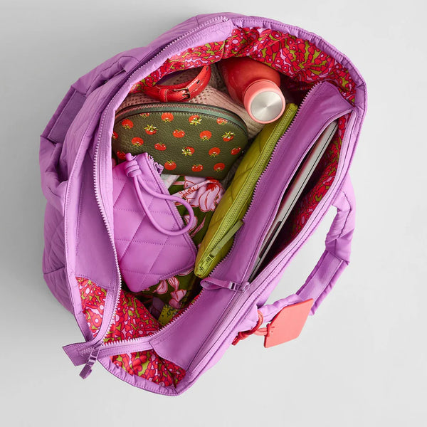 Vera Bradley - Knollton Travel Tote | Leaf Me Not Paisley