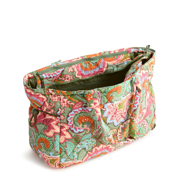 Vera Bradley - Knollton Travel Tote | Leaf Me Not Paisley