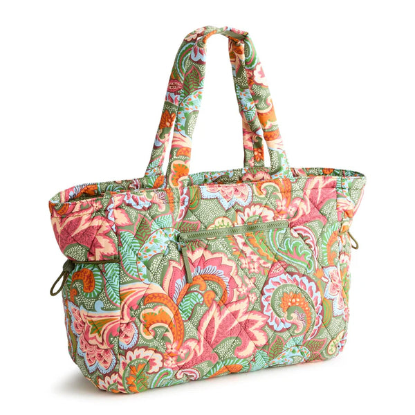Vera Bradley - Knollton Travel Tote | Leaf Me Not Paisley