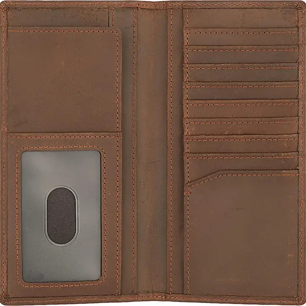 Personalized Genuine Leather Bifold Long Wallet