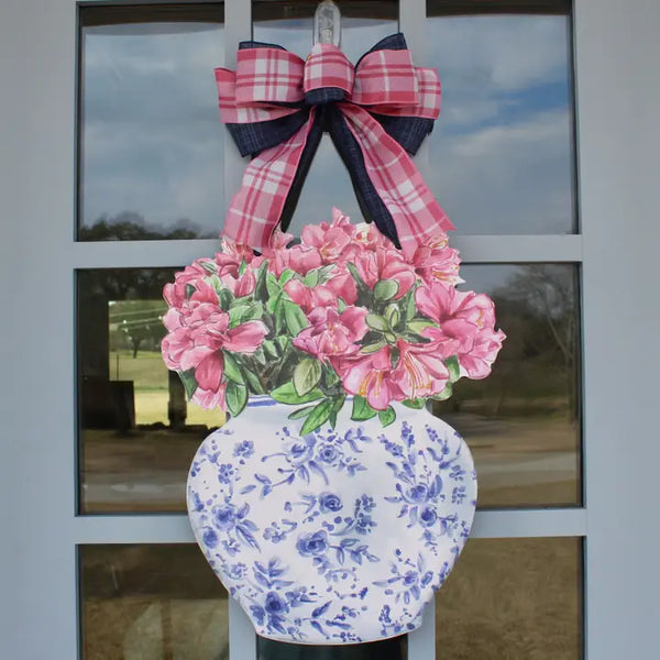 Door Hanger - Azaleas in Bloom