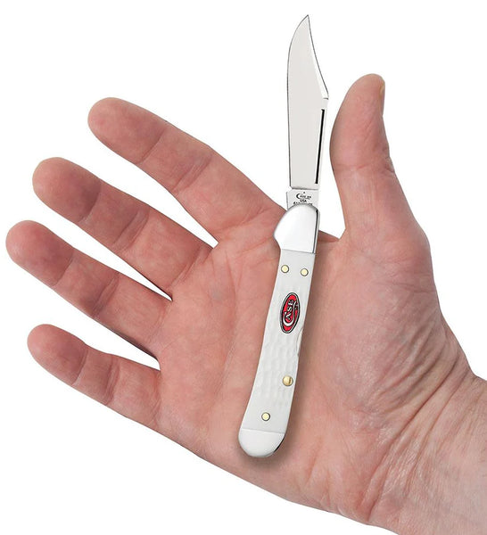 Case Knife - SparXX™ Standard Jig White Synthetic Mini CopperLock®