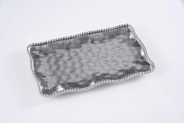 Pampa Bay - Medium Serving Platter | Beaded Edge Tray