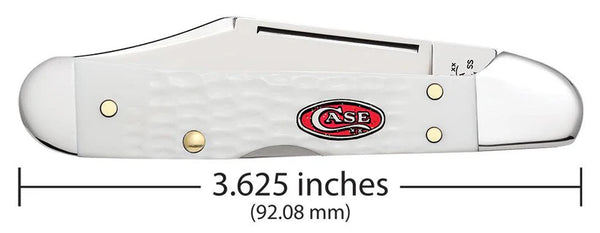 Case Knife - SparXX™ Standard Jig White Synthetic Mini CopperLock®