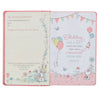 NLT Infant Bible - Pink Faux Leather