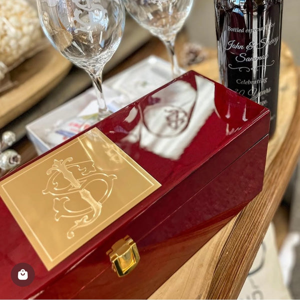 Rosewood Wine Bottle Box
