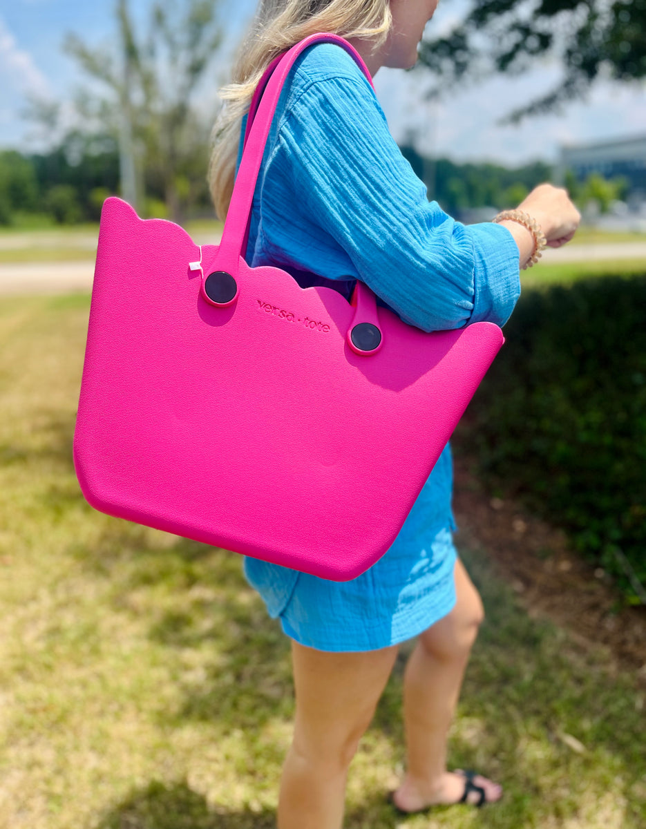 Versa Tote Durable Beach Bag Plastic Tote Bag Scallop Beach Bag
