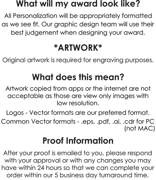 Plaque - Walnut Piano Finish