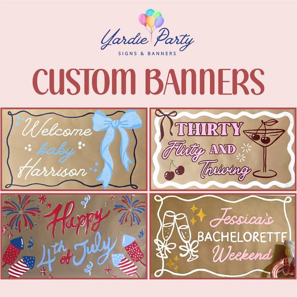 Custom Hand-Painted Banners