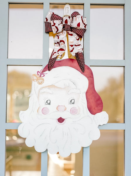 Door Hanger - Holly Jolly Santa