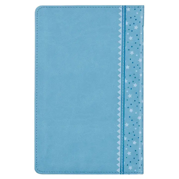 NLT Infant Bible - Blue Faux Leather
