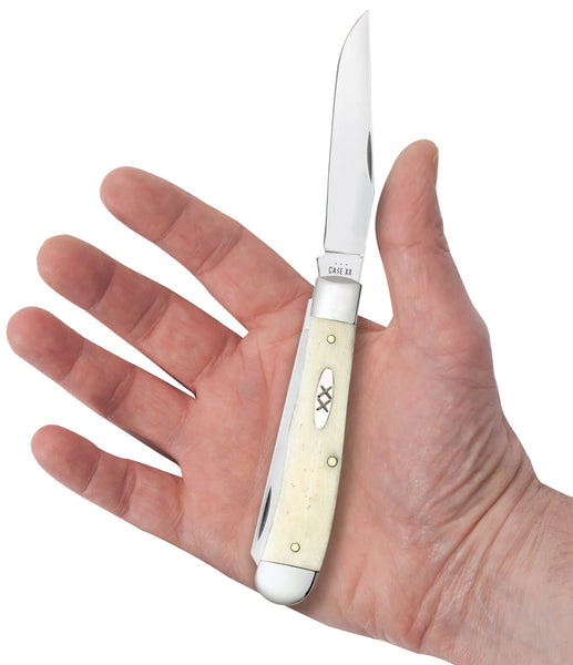 Case Knife - Natural Bone Smooth Trapper