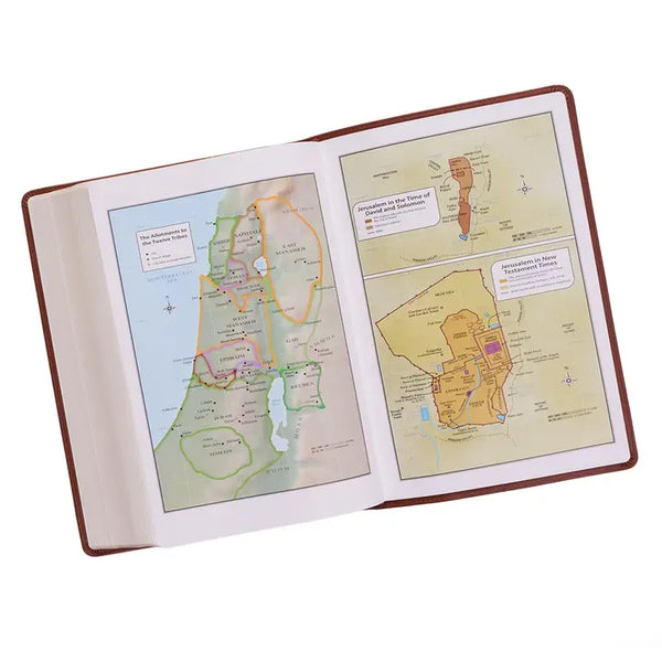 KJV Bible - Super Giant Print Saddle Tan Faux Leather