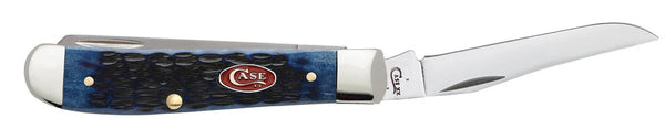 Case Knife - Navy Blue Bone Rogers Mini Trapper