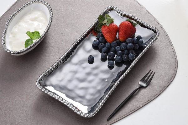 Pampa Bay - Small Rectangle Beaded Edge Tray