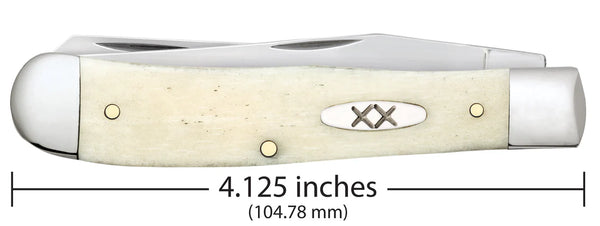 Case Knife - Natural Bone Smooth Trapper