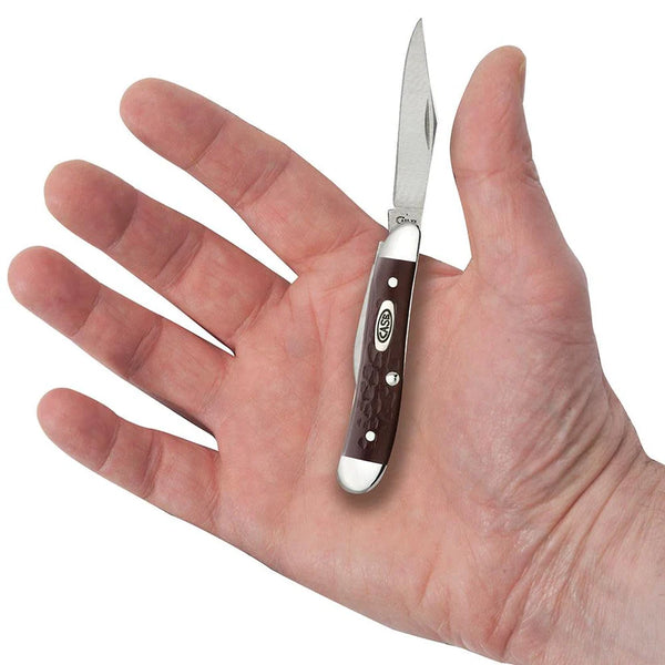 Case Knife - Brown Synthetic Peanut