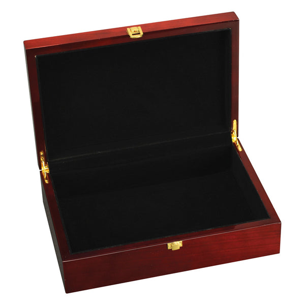 Rosewood Hinged Keepsake Box