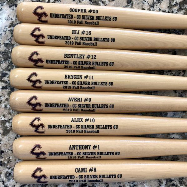 direct print baseball bat awards