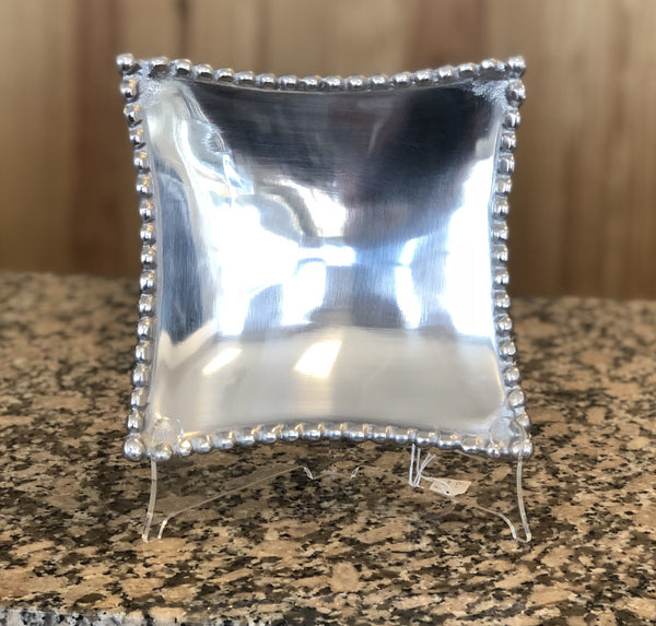 Tray - Small Square Beaded Edge