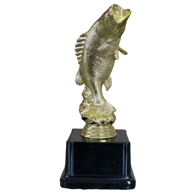 Gold Bass Trophy | Fish Awards | Fishing Trophy