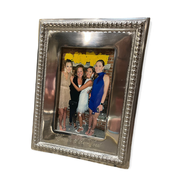 Picture Frame - Small Beaded | Holds 4" x 6" Photo