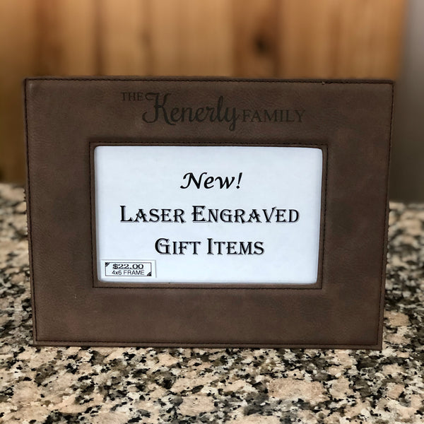 Picture Frame - Personalized Leatherette