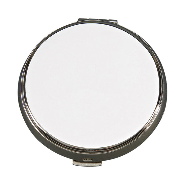 Compact Mirror - Round Silver