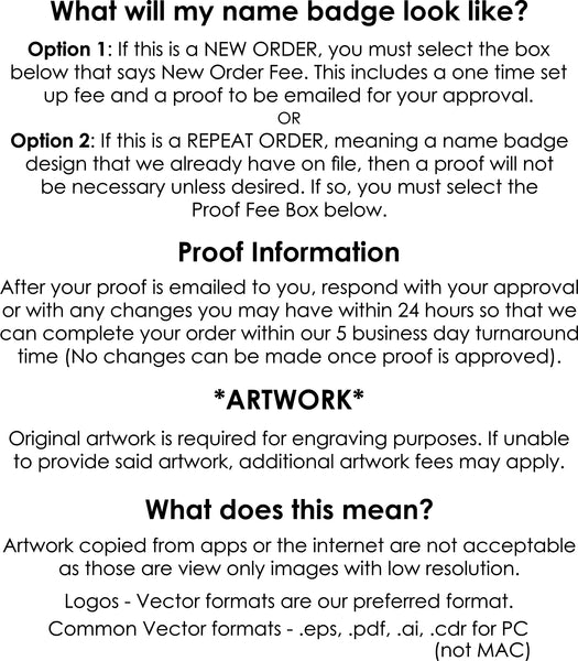 Plastic Lasered Two-Toned Name Badge