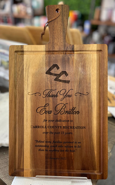 Cutting Board - Acacia Wood Paddle