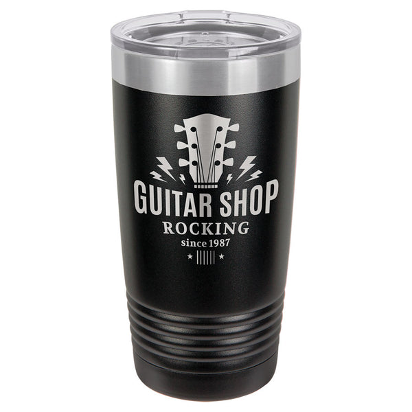 20 oz Custom Engraved Ribbed Tumbler
