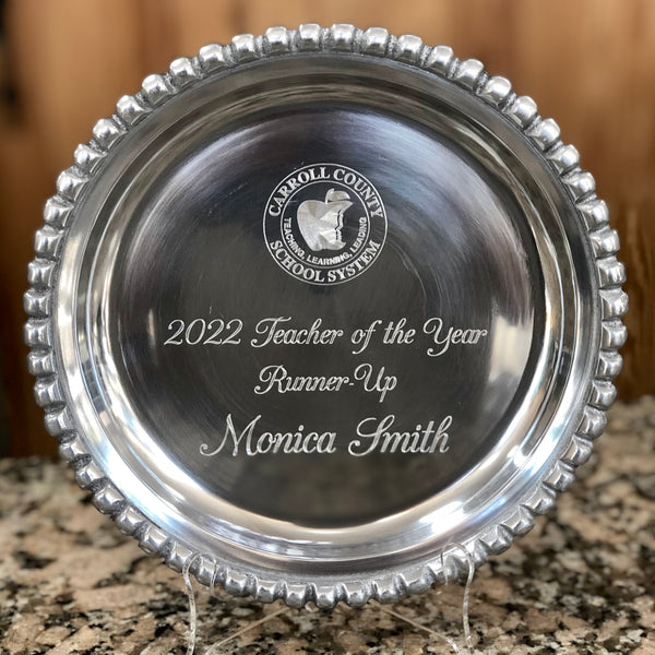 Tray - Round Beaded Edge