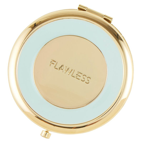 gold compact mirror