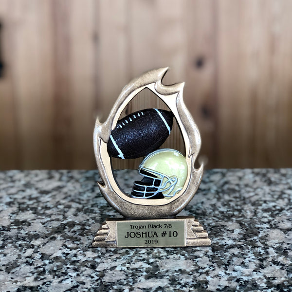 Football Trophy - Flame