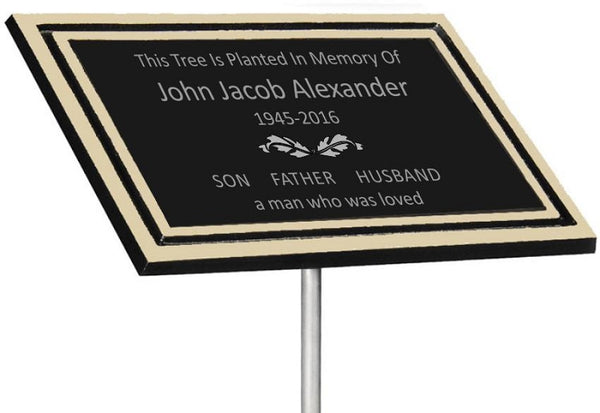 custom engraved outdoor plaque