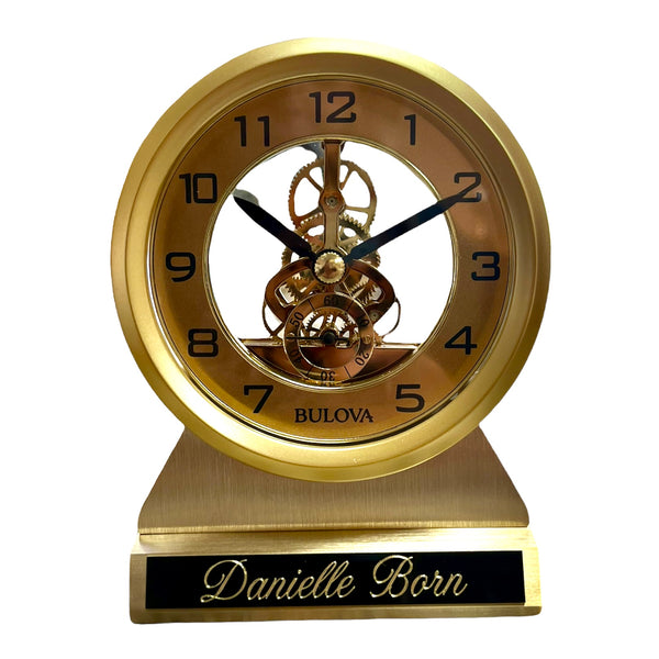 Bulova Golden Eye Clock