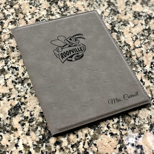 Personalized Small Leatherette Portfolio