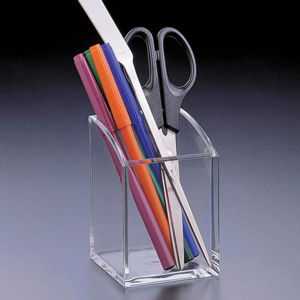 Clear Acrylic Pen Holder, FREE Laser Engraving