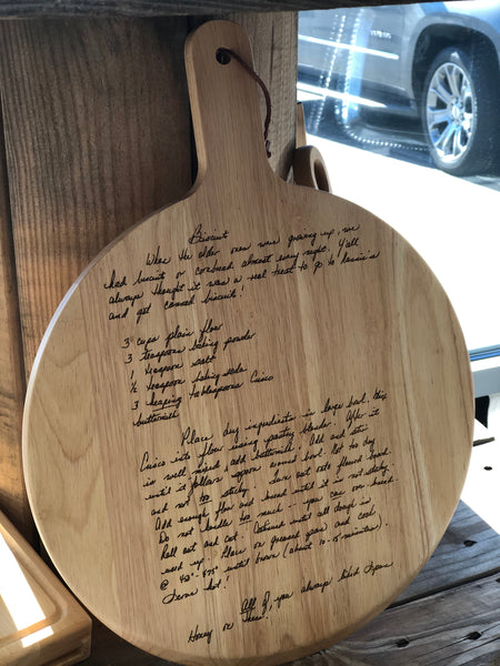 Cutting Board - Round Paddle