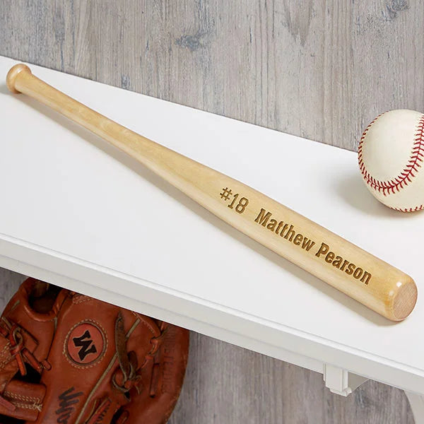 Personalized Mini Baseball Bat Engraved Mini Baseball Bat 18 Inch Wood Bat
