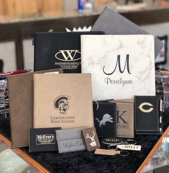 Personalized Large Leatherette Portfolio