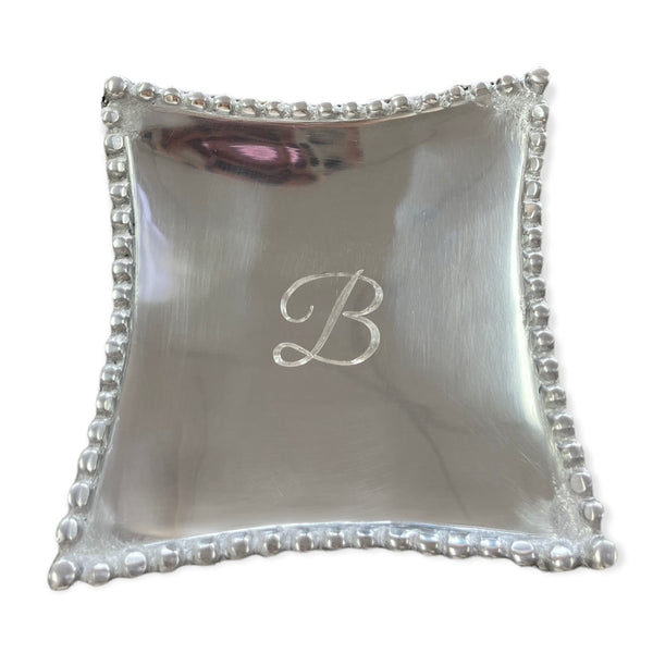 Tray - Small Square Beaded Edge