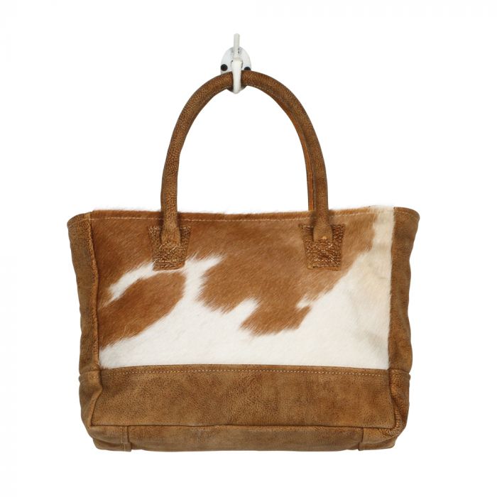 Myra cowhide tote cheap