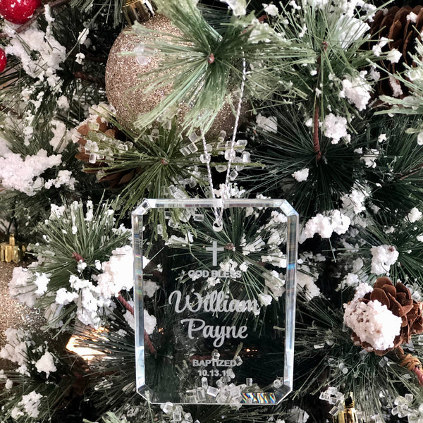 Ornament - Crystal Rectangle