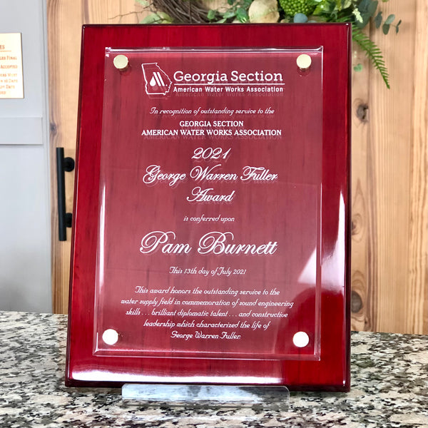 Plaque - Piano Finish Floating Acrylic