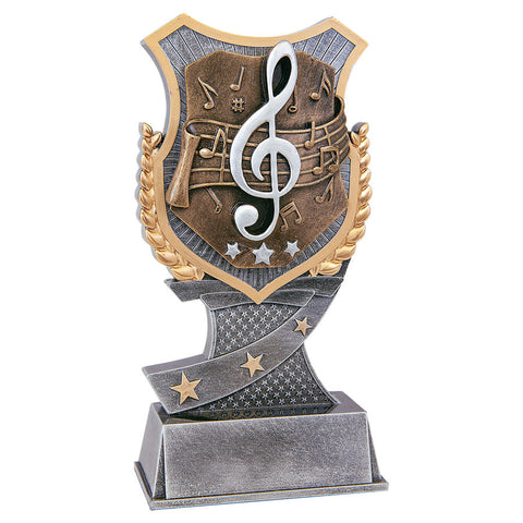 Music Trophy - Silver Shield