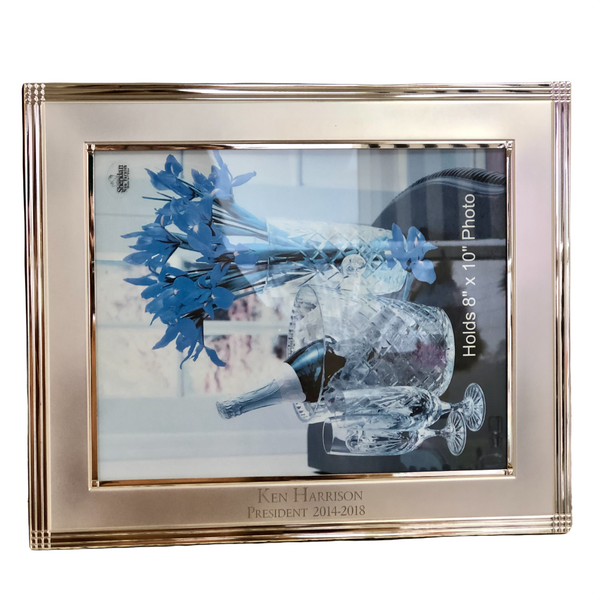 silver engraved picture frame